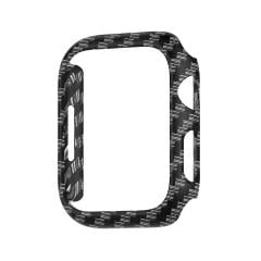 Microcase Apple Watch 7 45 mm Önü Açık Sert Plastik Kılıf - Karbon KN03