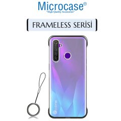 Microcase Realme 5 Pro Frameless Serisi Sert Rubber Kılıf - Siyah