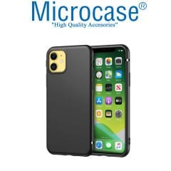 Microcase iPhone 12 Mini Elektrocase Serisi Kamera Korumalı Silikon Kılıf - Siyah
