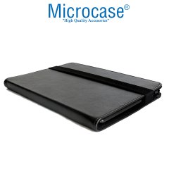 Microcase Lenovo Tab4 7 Essential TB-7304F Alfa Book Case PU Standlı Deri Kılıf - Siyah