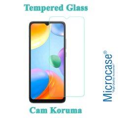 Microcase Xiaomi Poco C40 Tempered Glass Cam Ekran Koruyucu