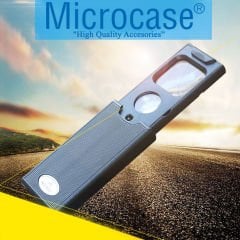 Microcase Mor Işıklı Çift Gözlü 45X 5X Büyütme Büyüteç Model AL2563