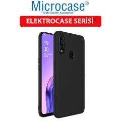 Microcase Oppo A31 Elektrocase Serisi TPU Silikon Kılıf - Siyah