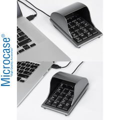 Microcase Parmak Gizlemeli Numlock Numerik Klavye Keypad Usb Kablolu - AL3776
