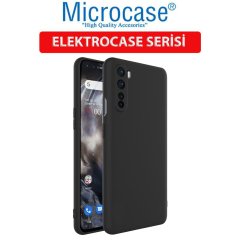 Microcase OnePlus Nord Elektrocase Serisi Kamera Korumalı TPU Silikon Kılıf - Siyah