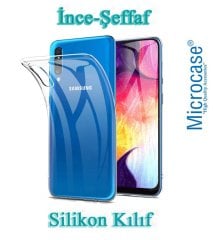 Microcase Samsung Galaxy A30s İnce 0.2 mm Soft Silikon Kılıf - Şeffaf