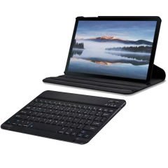Microcase Samsung Galaxy Tab A7 T500 10.4 inch 2in1 Set 360 Derece Döner Standlı Kılıf + Bluetooth Klavye - AL8109