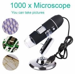 1000x Dijital Mikroskop USB HD Cmos 8 Led Digital Microscobe