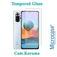 Microcase Xiaomi Redmi Note 10 Pro Tempered Glass Cam Ekran Koruma