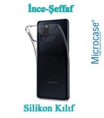 Microcase Samsung Galaxy Note 10 Lite - A81 - M60S İnce 0.2 mm Soft Silikon Kılıf - Şeffaf
