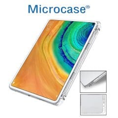 Microcase Huawei Matepad 10.4 inch Tablet Soft TPU Kalem Koymalı Silikon Kılıf ŞEFFAF