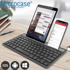 Microcase Tablet ve Telefon Koymalı Standlı Bluetooth Klavye - AL3786