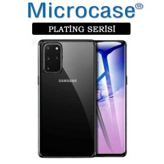 Microcase Samsung Galaxy S20 Plus Plating Series Soft Silikon Kılıf - Siyah