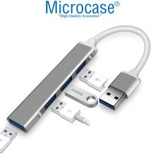 Microcase USB 3.0 4 Port Çoklayıcı HUB Alüminyum Slim Kasa - AL3789