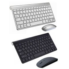 Microcase Tablet ve Bilgisayarlar için 2.4G Wireless Kablosuz Klavye ve Optik Fare Seti AL3946