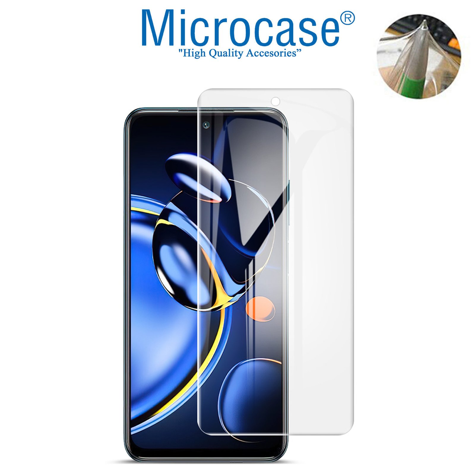 Microcase Xiaomi Redmi Note 11 SE Full Ön Kaplama TPU Soft Koruma Filmi