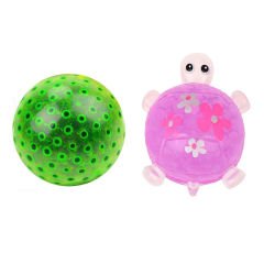 Microcase Yumuşak Kaplumbağa ve Renkli Boncuk Desenli Patlamaz Stres Giderici Sıkma Topu Antistres Stres Topu AL3959