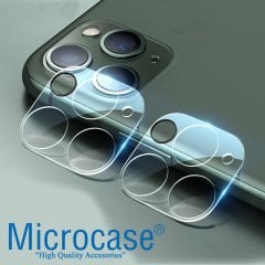 Microcase iPhone 11 Pro 3D Kamera Camı Lens Koruyucu Glass Şeffaf Night BEAT version