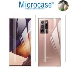 Microcase Samsung Galaxy Note 20 Ultra Full Ön Arka Kaplama TPU Soft Koruma Filmi