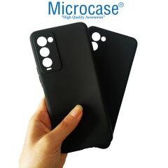Microcase Tecno Camon 18 Matte Serisi Silikon TPU Kılıf - Siyah