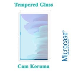 Microcase Samsung Galaxy Tab A7 T500 T505 2020 10.4 Tablet Tempered Glass Cam Koruma