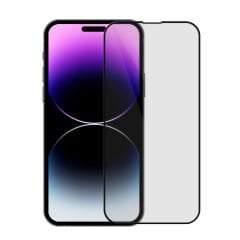 Microcase iPhone 14 Pro Tam Kaplayan Çerçeveli Mat Cam Koruma - AL3124