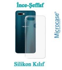 Microcase Oppo A5S Ultra İnce 0.2 mm Soft Silikon Kılıf - Şeffaf