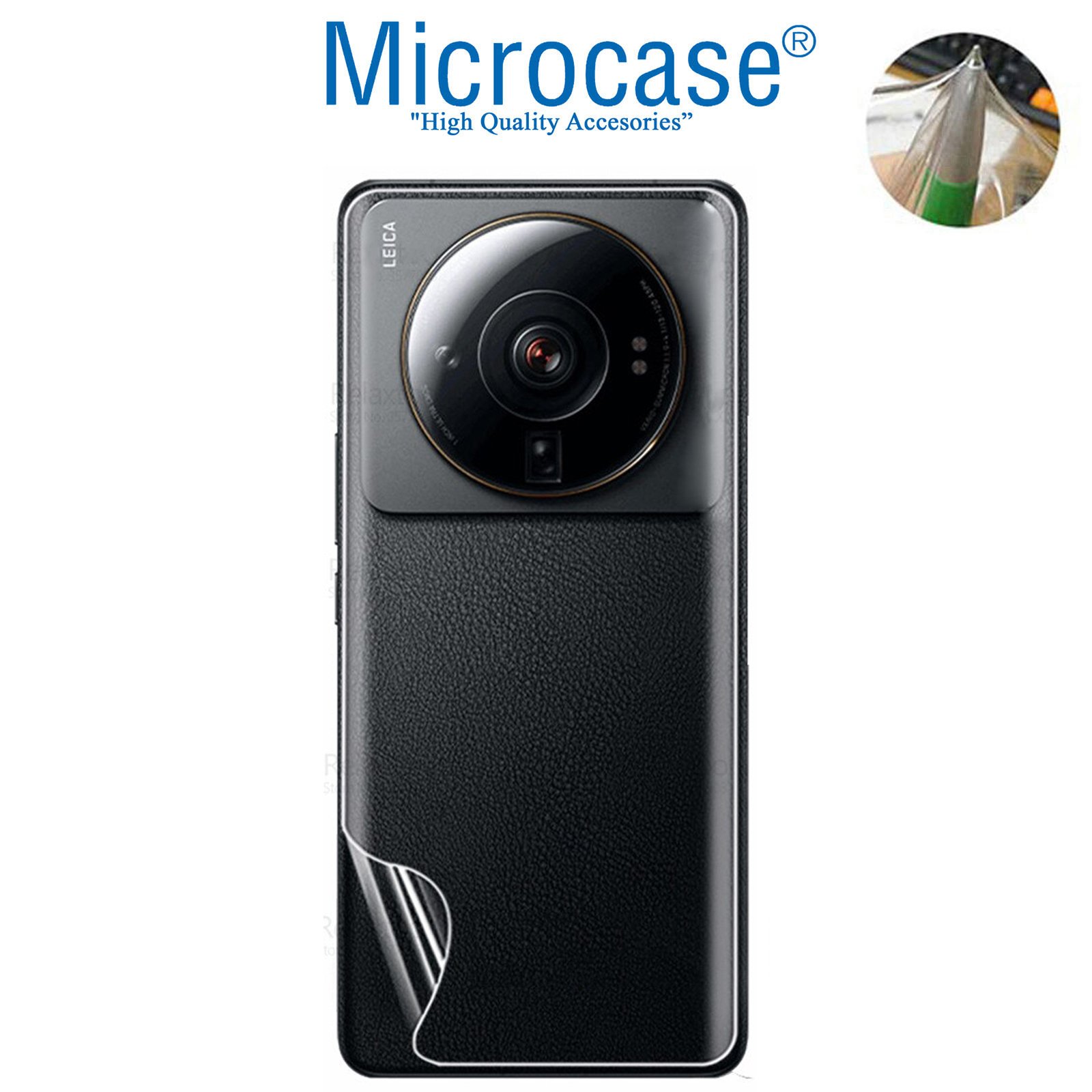 Microcase Xiaomi 12 Ultra Full Arka Kaplama TPU Soft Koruma Filmi