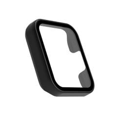 Microcase Xiaomi Mi Watch Lite Ekran Korumalı Sert Slim Rubber Kılıf - Siyah
