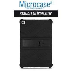 Microcase Huawei Matepad T10 - T10S Standlı Silikon Kılıf - Siyah