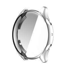 Microcase Amazfit GTR 3 Önü Kapalı Tasarım Silikon Kılıf - Gümüş