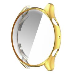 Microcase Amazfit GTR 3 Önü Kapalı Tasarım Silikon Kılıf - Gold