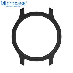 Microcase Haylou RS3 LS04 Slim Sert Rubber Çerçeve Koruma Kılıfı - Siyah