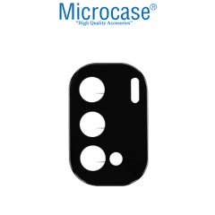 Microcase Xiaomi Redmi Note 11 SE Kamera Lens Koruma Halkası - Kapalı Tasarım Siyah