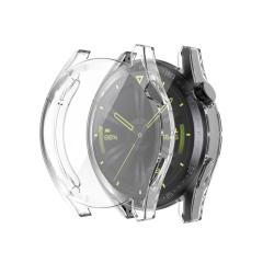 Microcase Huawei Watch GT 3 46 mm Önü Kapalı Silikon Kılıf - Şeffaf