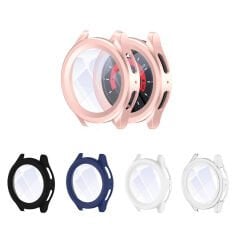 Microcase Samsung Galaxy Watch5 Pro 45mm Ekran Korumalı Sert Rubber Kılıf - AL3173