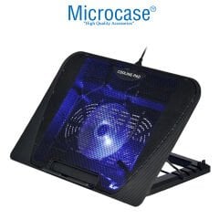 Microcase Yükseklik Ayarlı Ledli Notebook Laptop Soğutucu Stand Tek Fan - AL3967