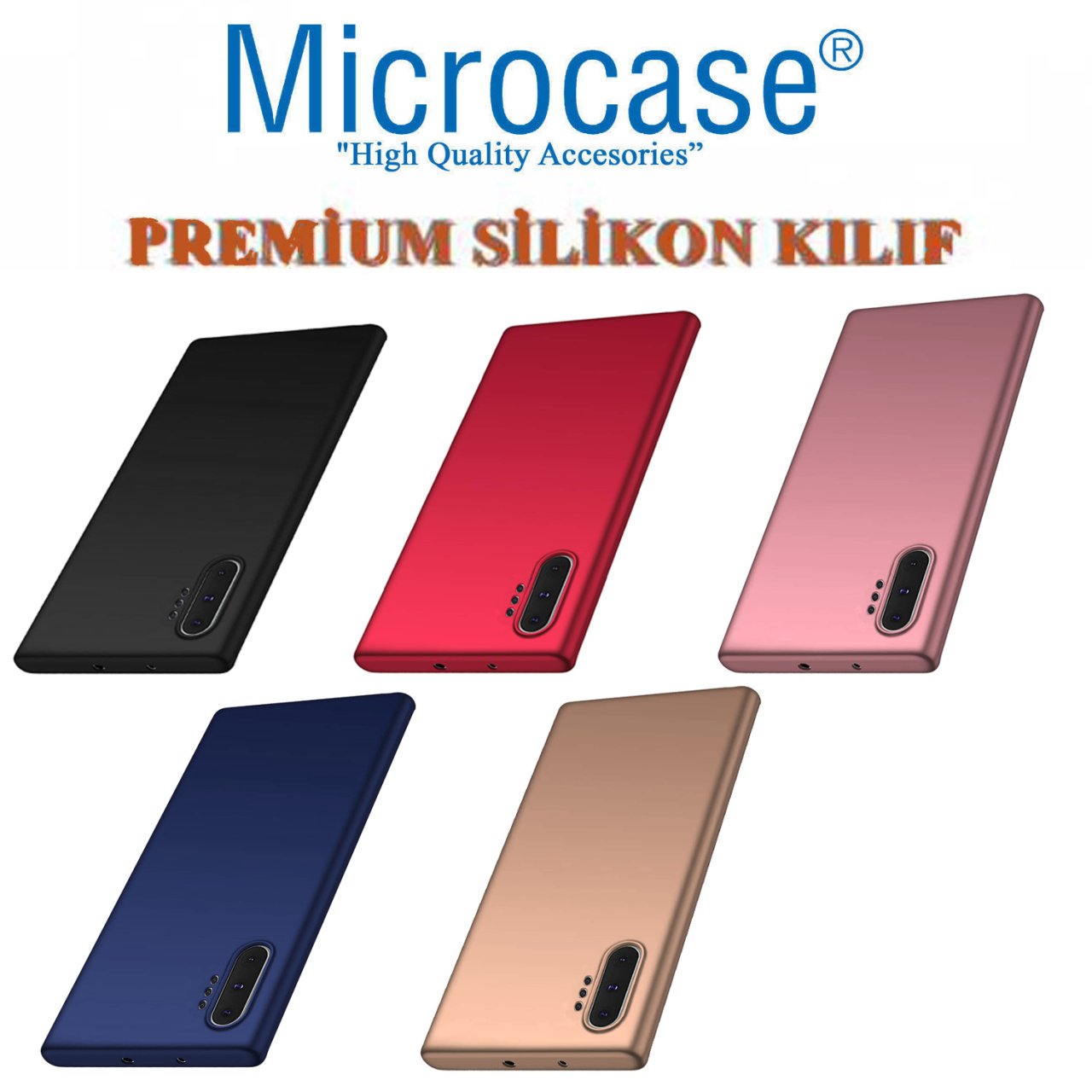Microcase Samsung Note 10 Plus Premium Matte Silikon Kılıf