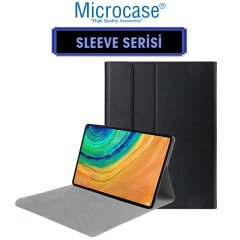 Microcase Huawei Matepad Pro 10.8'' Sleeve Serisi Mıknatıs Kapaklı Standlı Suni Deri Kılıf - Siyah