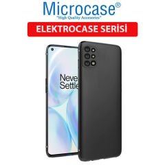 Microcase OnePlus 9R Elektrocase Serisi Kamera Korumalı Silikon Kılıf - Siyah