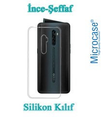 Microcase Oppo Reno 2Z Ultra İnce 0.2 mm Soft Silikon Kılıf - Şeffaf