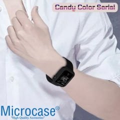 Microcase Apple Watch Seri 6 44mm Candy Color Seri Kılıf Siyah MC1403