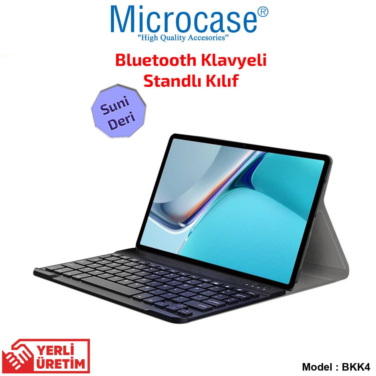 Microcase Huawei Matepad 11 2021 Bluetooth Klavyeli Standlı Kılıf - BKK4