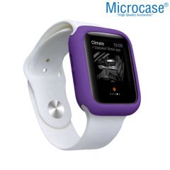 Microcase Apple Watch Seri 6 44mm Candy Color Seri Kılıf Lavanta MC1403