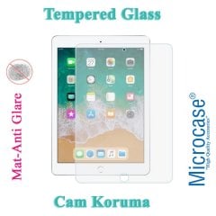 Microcase iPad 6.Nesil 9.7 2018 Tempered Glass Cam Koruma - MAT