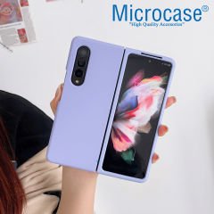 Microcase Samsung Galaxy Fold4 için Mat Yüzey Sert Plastik Kılıf - AL8848