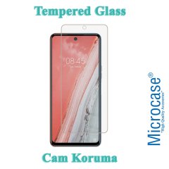 Microcase Tecno Spark 8 Pro Tempered Glass Cam Ekran Koruyucu