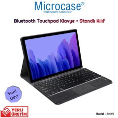 Microcase Samsung Galaxy Tab A7 T500 T505 T507 10.4'' Bluetooth Touchpad Klavye + Standlı Kılıf - BKK5