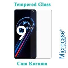 Microcase Realme 9 Pro Tempered Glass Cam Ekran Koruyucu