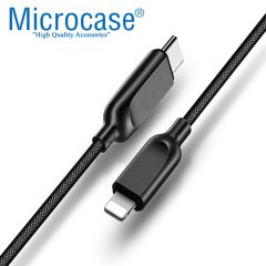 Microcase Type-C to Apple Lightning DataŞarj ve VeriAktarım Kablo